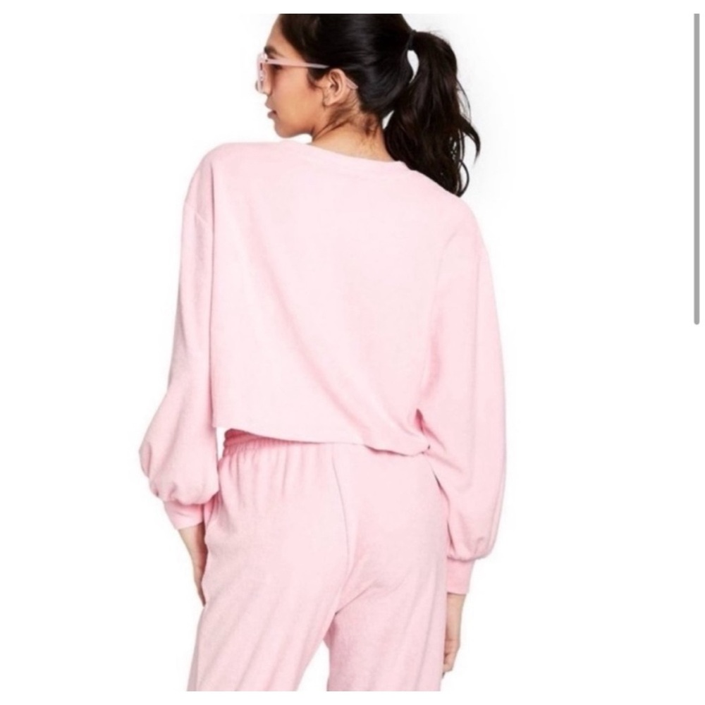Stoney Clover Lane X Target Cropped Terry Cloth Sweatshirt - Picture 2 of 7